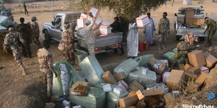 Tchad : Une importante quantité de produits prohibés incinérée