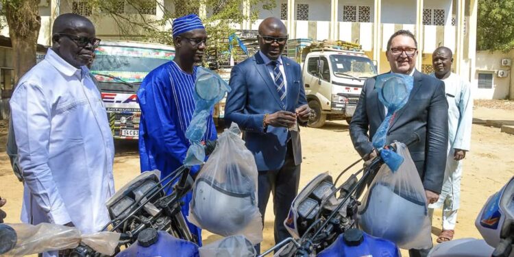 Tchad: l&rsquo;UNICEF fait un don de 35 motos et plusieurs matériels informatiques au ministère de l&rsquo;éducation