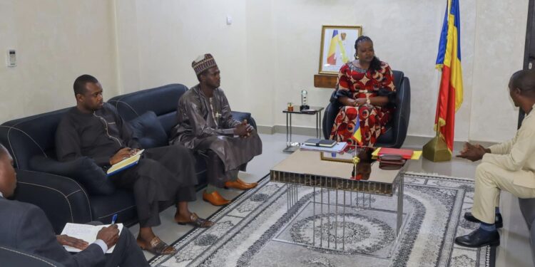 Tchad : La Ministre des hydrocarbures échange avec le Directeur d&rsquo;HYDRAC TCHAD