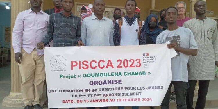 N&rsquo;djamena : l&rsquo;ONG Guera Touristique forme 80 jeunes en informatiques de base.