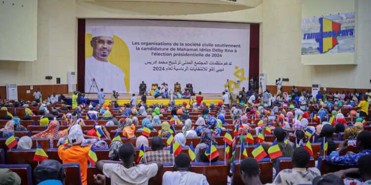 Tchad : Un millier d&rsquo;organisations de la société civile appelle à la candidature du Président de Transition aux futures présidentielles
