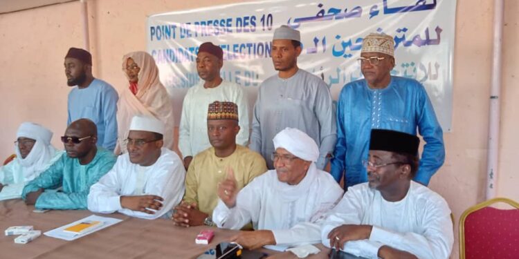 Tchad : Les 10 candidats recalés de la présidentielle expriment le ras-le-bol et annoncent des actions pour barrer la route à l&rsquo;instauration de la dictature