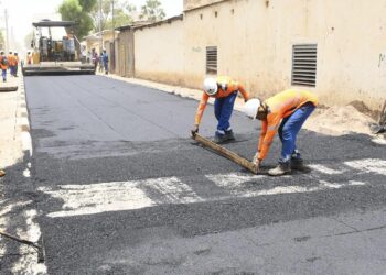 Tchad : bientôt la fin du bitumage des rues de Mardjandaffack