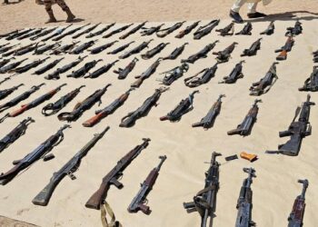 Ouaddaï: Près de 300 armes saisies par la force mixte Tchad-Soudan
