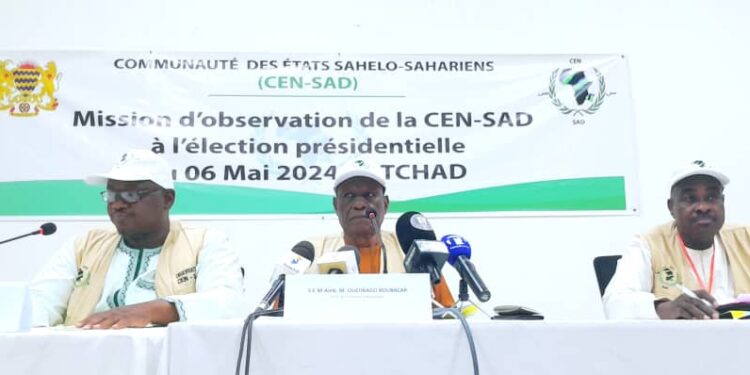 Élections du 6 mai au Tchad, Un Processus Électoral Louable selon la CEN-SAD