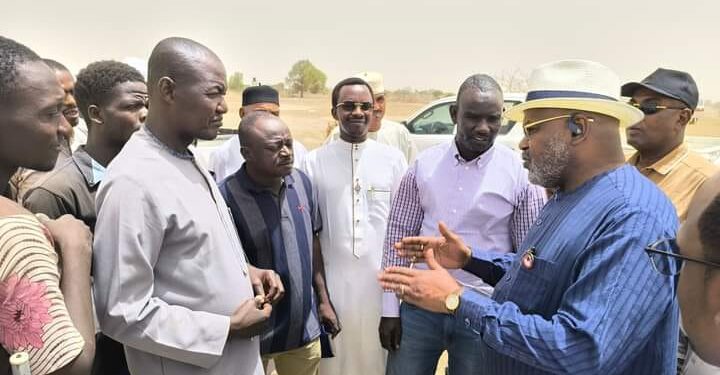 Tchad : Le Ministre de l&rsquo;aménagement du territoire visite le site d&rsquo;implantation et de bornage du 7e arrondissement