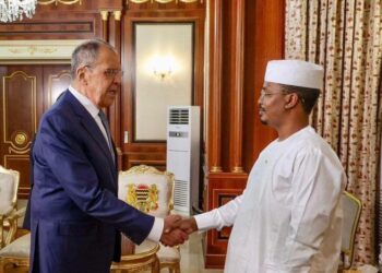 En séjour officiel au Tchad, le Chef de la diplomatie russe reçu par le Président de la République