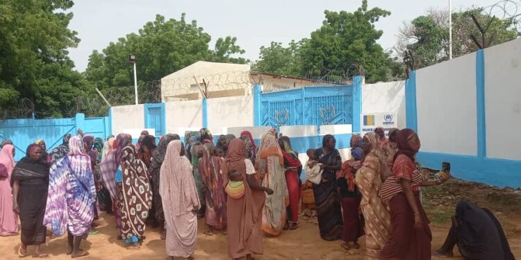 Goz-Beïda : des réfugiés soudanais organisent un sit-in devant le bureau du HCR