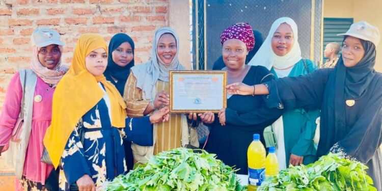 Tchad: L&rsquo;association Femme du Sahel distingue la jeune vendeuse Maryse Tandolembaye.