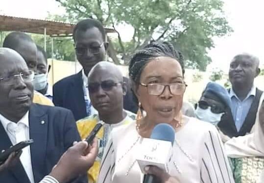 Logone Oriental: Visite de la Secrétaire d’État à la Santé à l’Hôpital Provincial de Doba