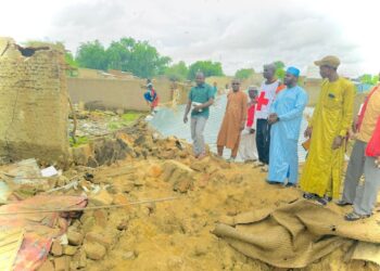 Batha : le Delegué de l’Action sociale évalue les dégâts causés par les inondations.