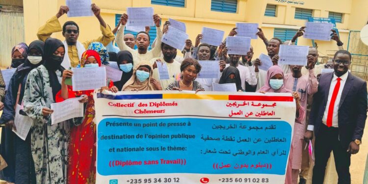 Tchad : Des diplômés sans emploi manifestent pour leur intégration dans la fonction publique.