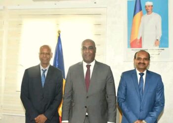 Tchad : Le ministre des infrastructures reçoit l&rsquo;ambassadeur de l&rsquo;Inde au Tchad