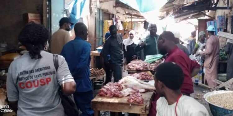 N&rsquo;Djamena: la campagne de sensibilisation sur l&rsquo;hygiène dans les marchés se poursuit.