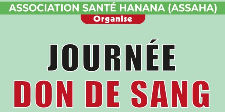 Tchad: l’Association Santé Hanana (ASSAHA) organise une campagne de don de sang