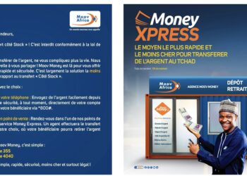 Publi : Interdiction du transfert « Côté Stock » : Moov Africa offre l’alternative Money Express