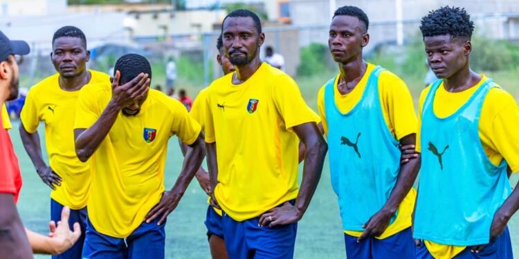 Les Sao Tchad se préparent pour le match contre la Zambie.