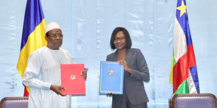 Coopération : Quatre (4) projets d&rsquo;accords signés entre le Tchad et la RCA