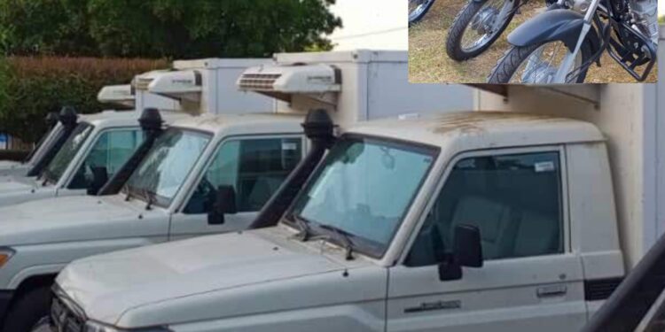 Tchad : Le Fonds Mondial octroie 127 motos et des véhicules frigorifiques au ministère de la Santé