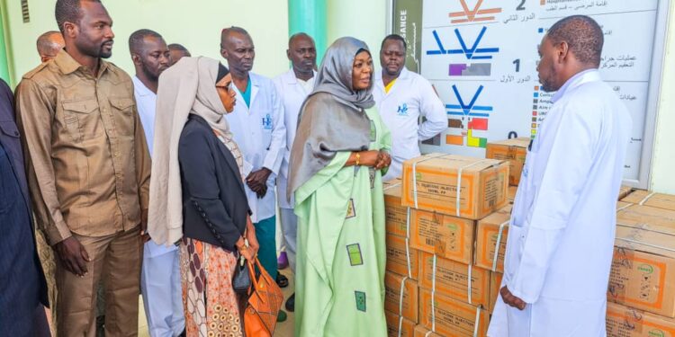 Tchad : La SGA à la présidence offre des médicaments aux soldats blessés au front