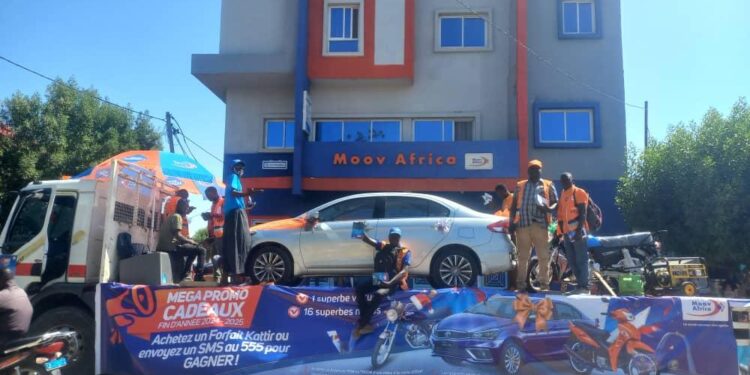 Tchad: Moov Africa lance une Méga Promo de fin d’année avec une grande caravane motorisée