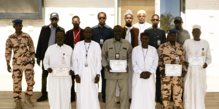 N’Djaména : Remise d’Attestations de Formation en Sûreté Aéroportuaire aux Agents de l&rsquo;Aéroport Hassan Djamous