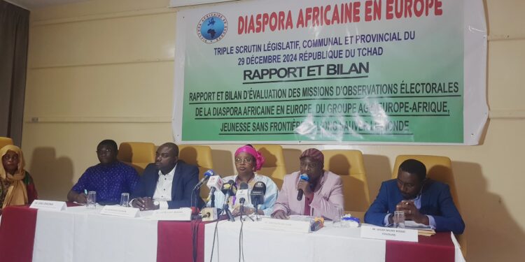 Elections couplées au Tchad : La mission conjointe de la Diaspora Africaine en Europe exprime sa satisfaction