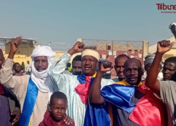 Grande mobilisation populaire à N&rsquo;Djari : les Tchadiens soutiennent la fin de la coopération militaire avec la France