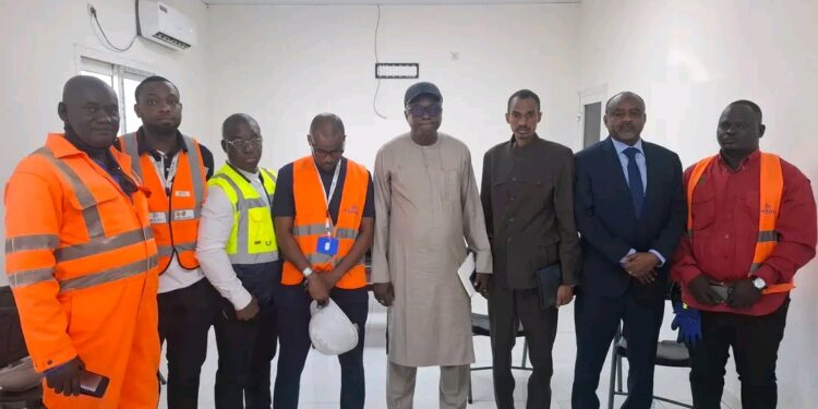 Tchad: Le Ministre de l&rsquo;énergie visite le chantier de construction de la centrale thermique de Djarmaya