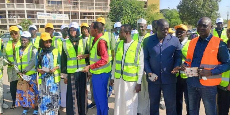 N&rsquo;Djamena : Campagne de sensibilisation sur la circulation devant la présidence