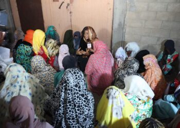 N’Djaména : La ministre Amina Priscille Longoh à la rencontre des travailleuses du sexe au marché Mokolo