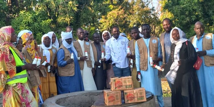 Guera: L&rsquo;association Génération Consciente désinfecte les puits ouverts