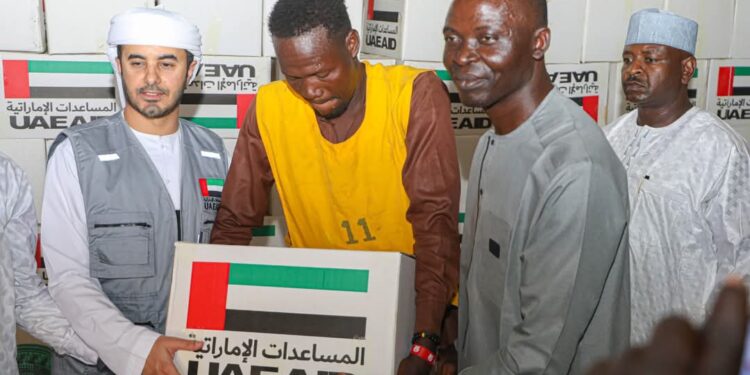 Tchad : Les Émirats Arabes Unis offrent plus de 1000 tonnes de vivres aux personnes vulnérables