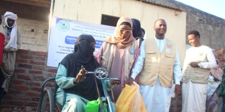 N&rsquo;Djaména : « Al Moussa&rsquo;Ada » apporte une assistance alimentaire aux vulnérables du 8ème arrondissement