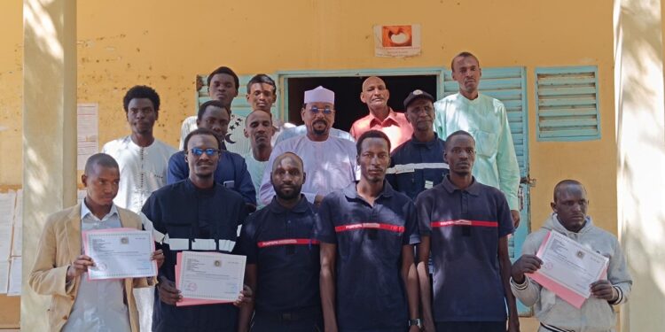 Batha : 14 jeunes d’Ati reçoivent leurs attestations des sapeurs-pompiers