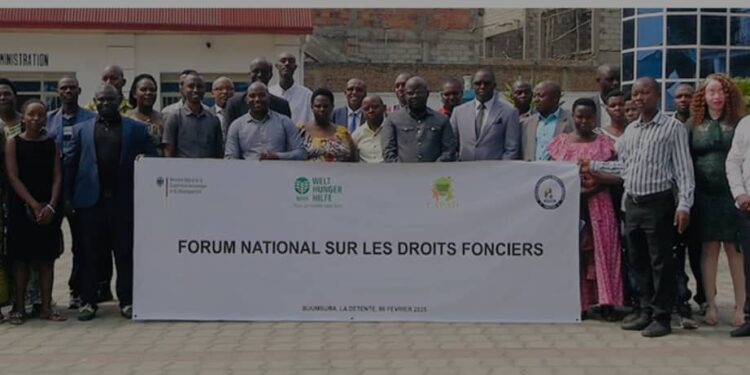 Forum national : Plaidoyer pour les droits fonciers des groupes vulnérables au Burundi