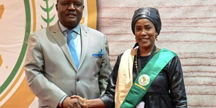 La Tchadienne Amina Tidjani Yaya prête serment au Parlement Panafricain