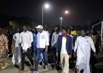 Tchad : 10 000 lampadaires solaires pour N’Djamena, le Ministre Passalé Kanabé en mission d’inspection