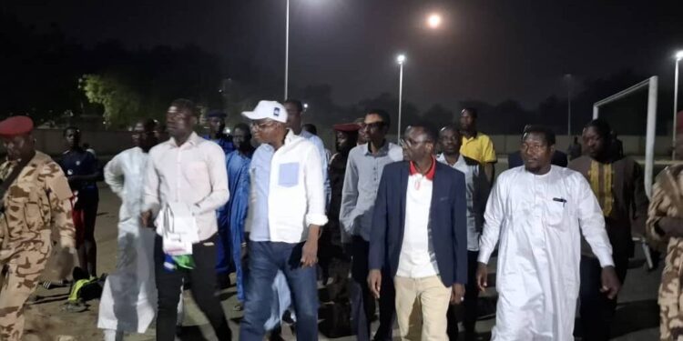 Tchad : 10 000 lampadaires solaires pour N’Djamena, le Ministre Passalé Kanabé en mission d’inspection
