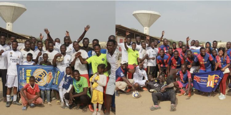 N&rsquo;djamena : Les fans de Barcelone et du Real Madrid renforcent leurs liens.