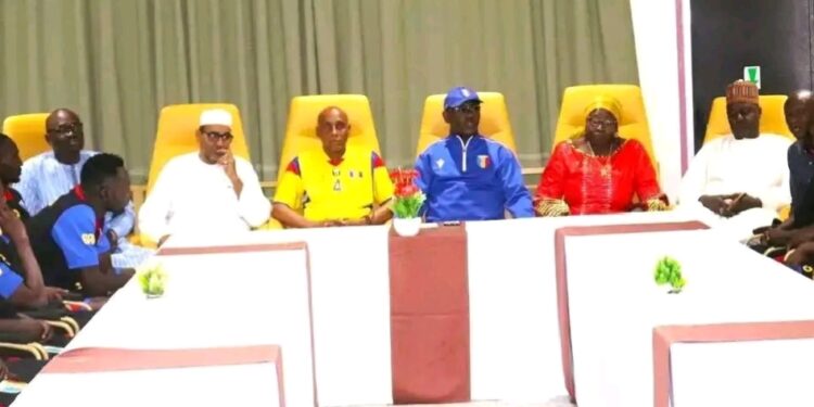 Tchad : Le Président de la FTFA visite les Joueurs Tchadiens