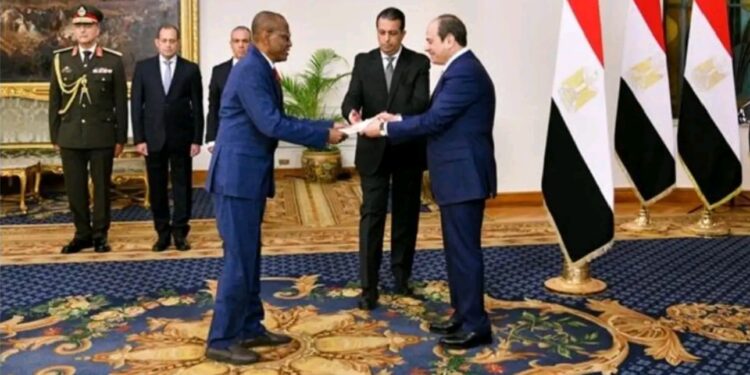 Tchad – Egypte : Présentation des Lettres de Créance de l&rsquo;ambassadeur tchadien au Président égyptien