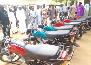 Moyen-Chari : La délégation provinciale de la santé reçoit des motos pour le renforcement de lutte contre la tuberculose