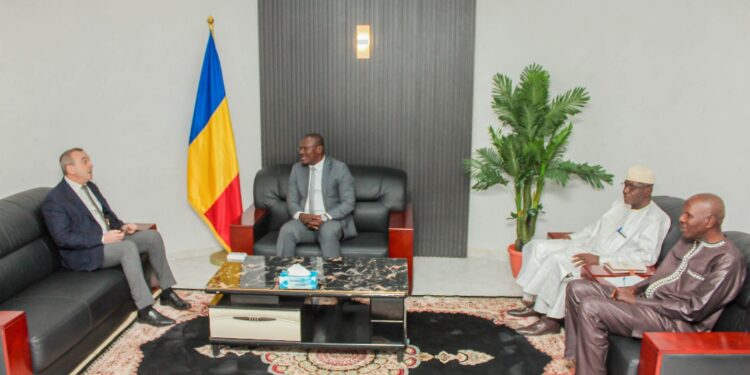 Tchad : Le Président de la CNDH échange avec l&rsquo;ambassadeur de la France