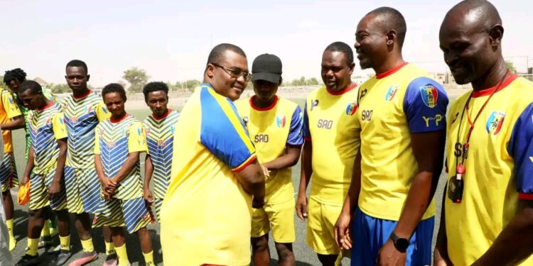 Tchad : Le Ministre des sports encourage les joueurs de l&rsquo;équipe nationale de football