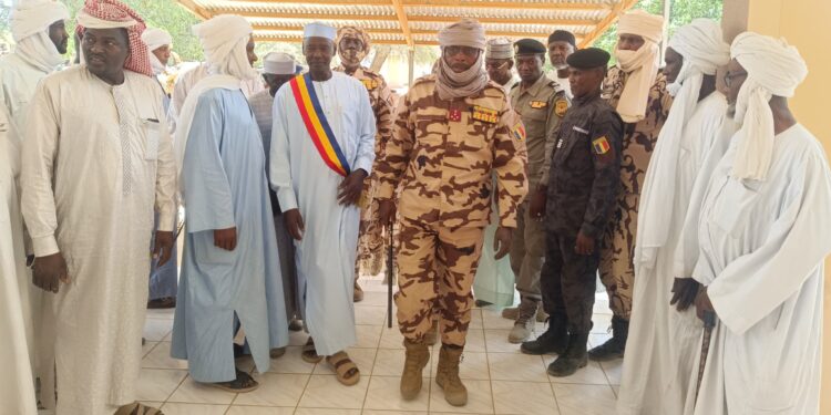 Batha : Le CEMGA en visite de sécurité à Ati