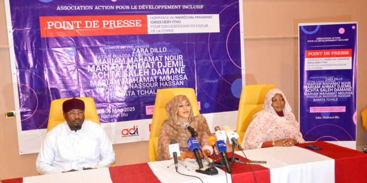 Tchad : L&rsquo;Association Action pour le Développement Inclusif rend hommage à Mahamat Idriss Déby Itno pour son engagement en faveur des femmes