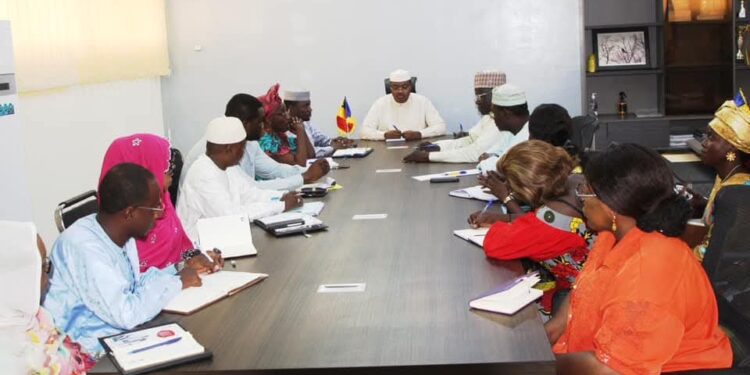 Tchad : Une équipe de l&rsquo;UGP reçue en audience par le ministre de la jeunesse et des sports.