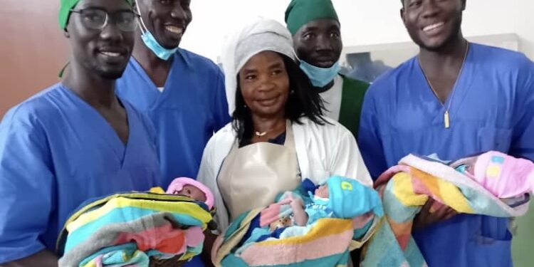 Tchad: Naissance de triplés à l’hôpital Mère-Enfant de Guéréda une joie pour la famille d’Ache Abdoulaye Souleyman