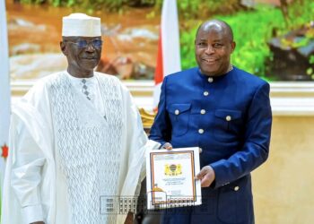 Burundi : L&rsquo;Ambassadeur du Tchad présente au Chef de l&rsquo;État Evariste Ndayishimiye